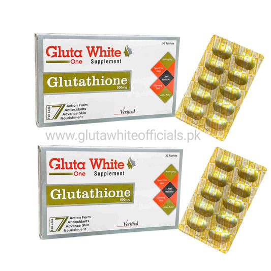 Gluta White Tablets (2 Packs)