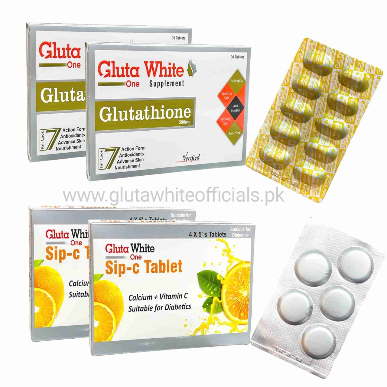 Gluta White Tablet (Booster Deal for 1 month)