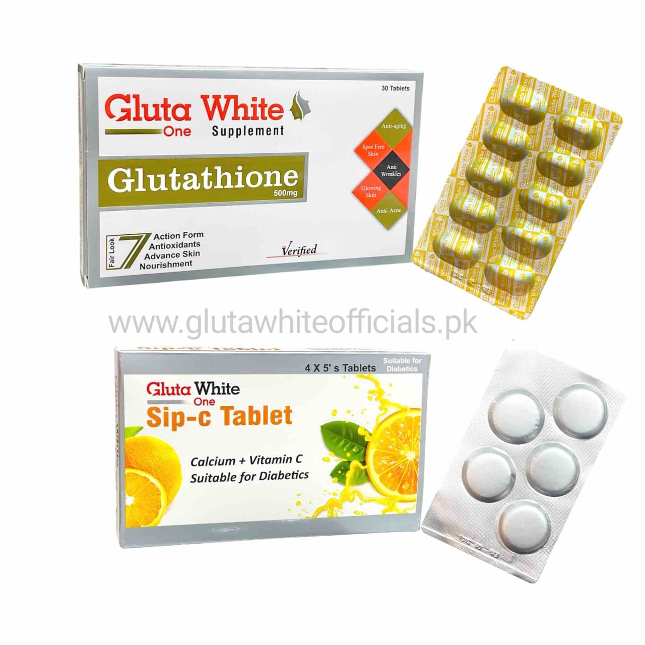 Best Glutathione Tablets & Vitamin C