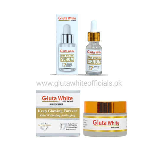 Gluta White Cream + Whitening Serum