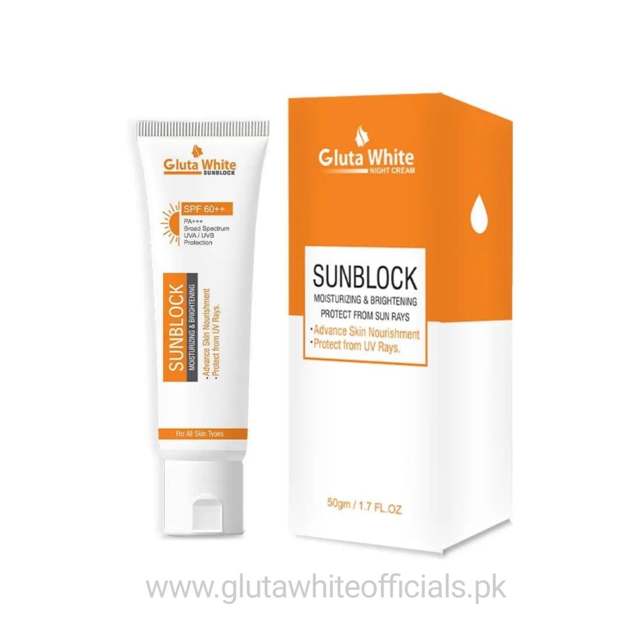 Gluta White Sunblock SPF60++
